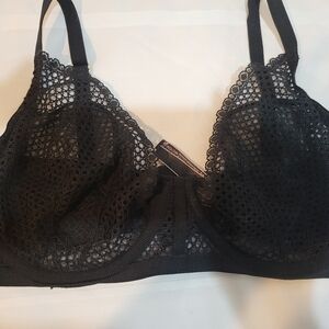 Victoria's Secret Black Mesh Bra